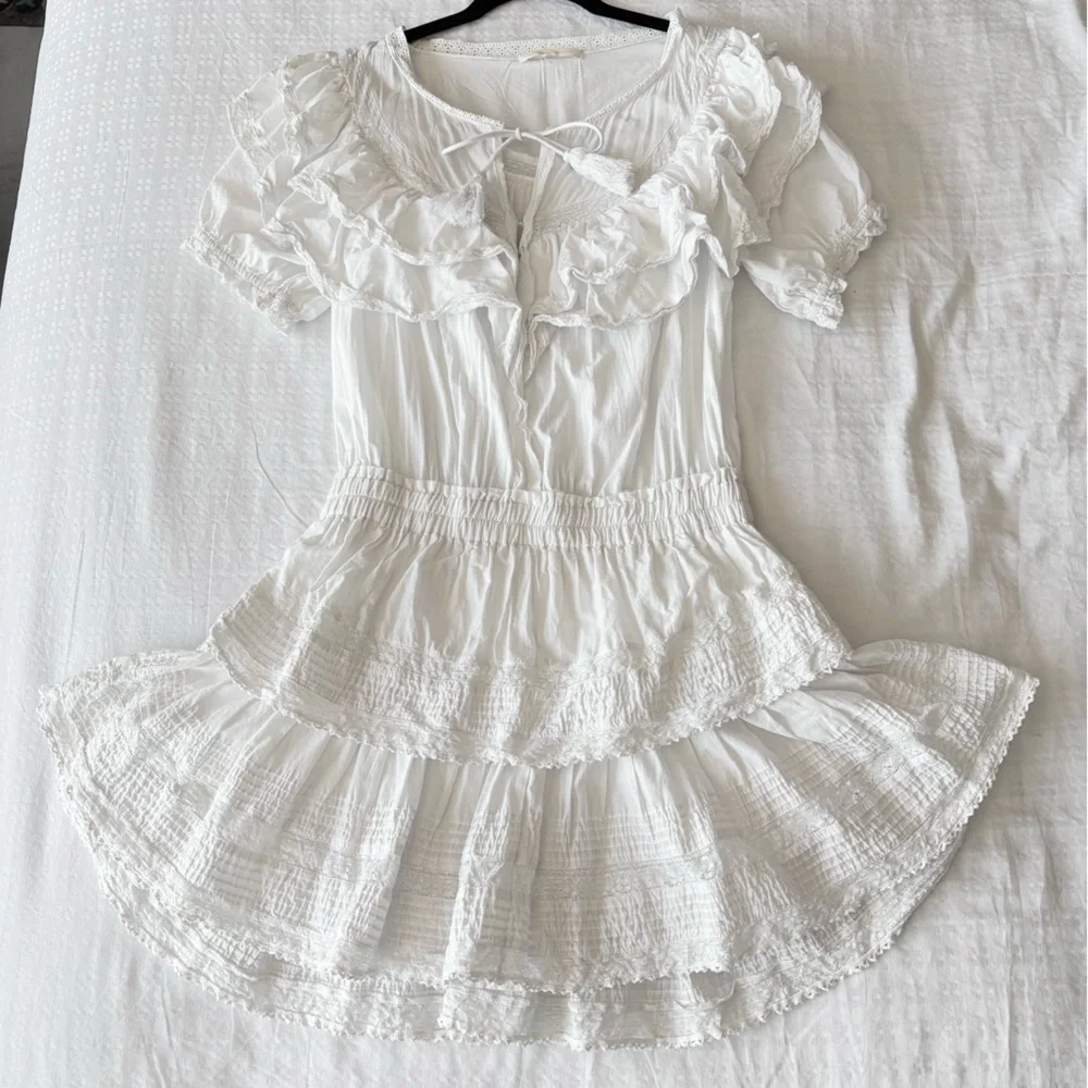 LoveShackFancy Liv Heritage Ruffle Dress - Picture 9 of 16